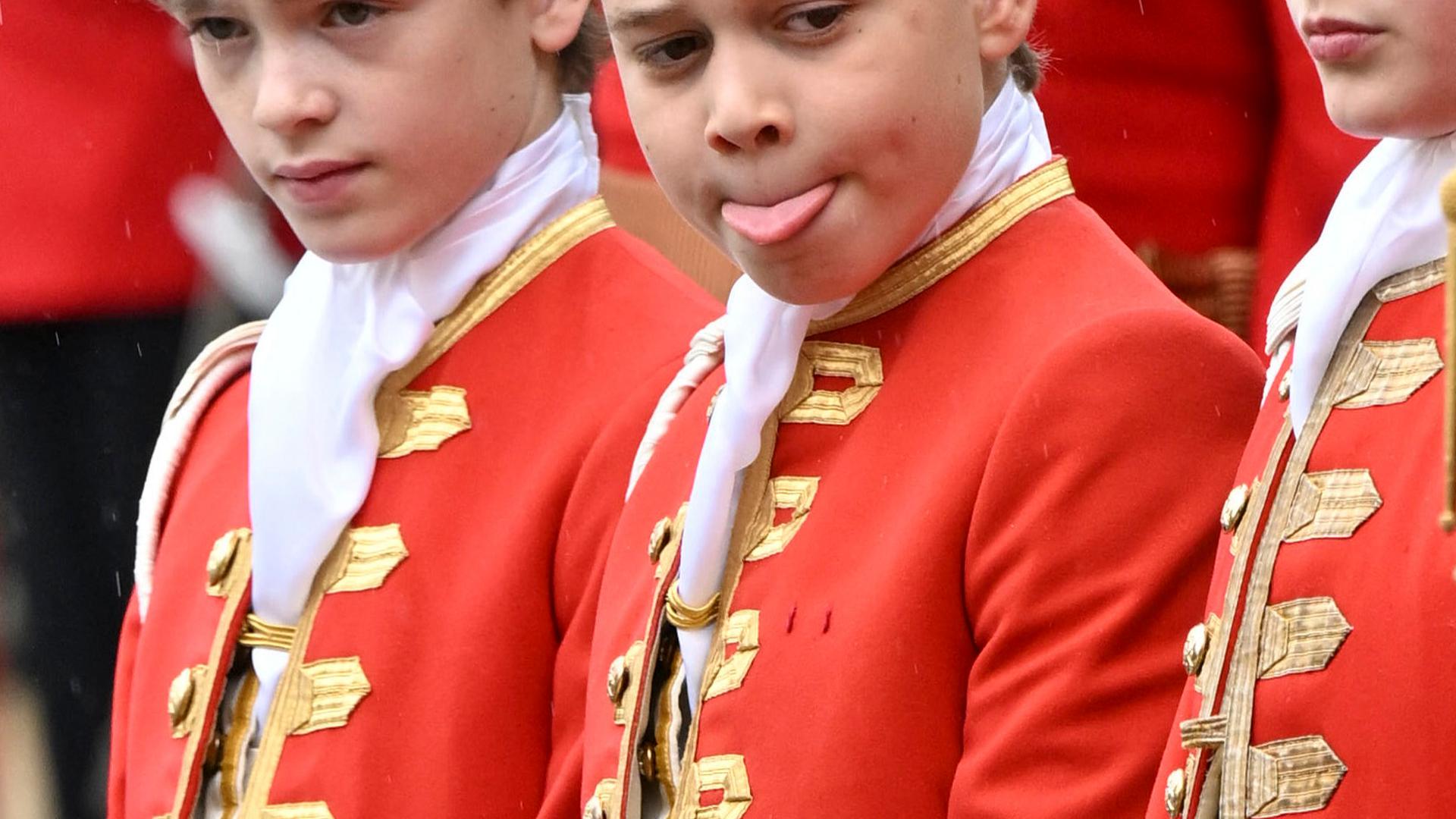O príncipe George, filho dos príncipes William e Catherine.