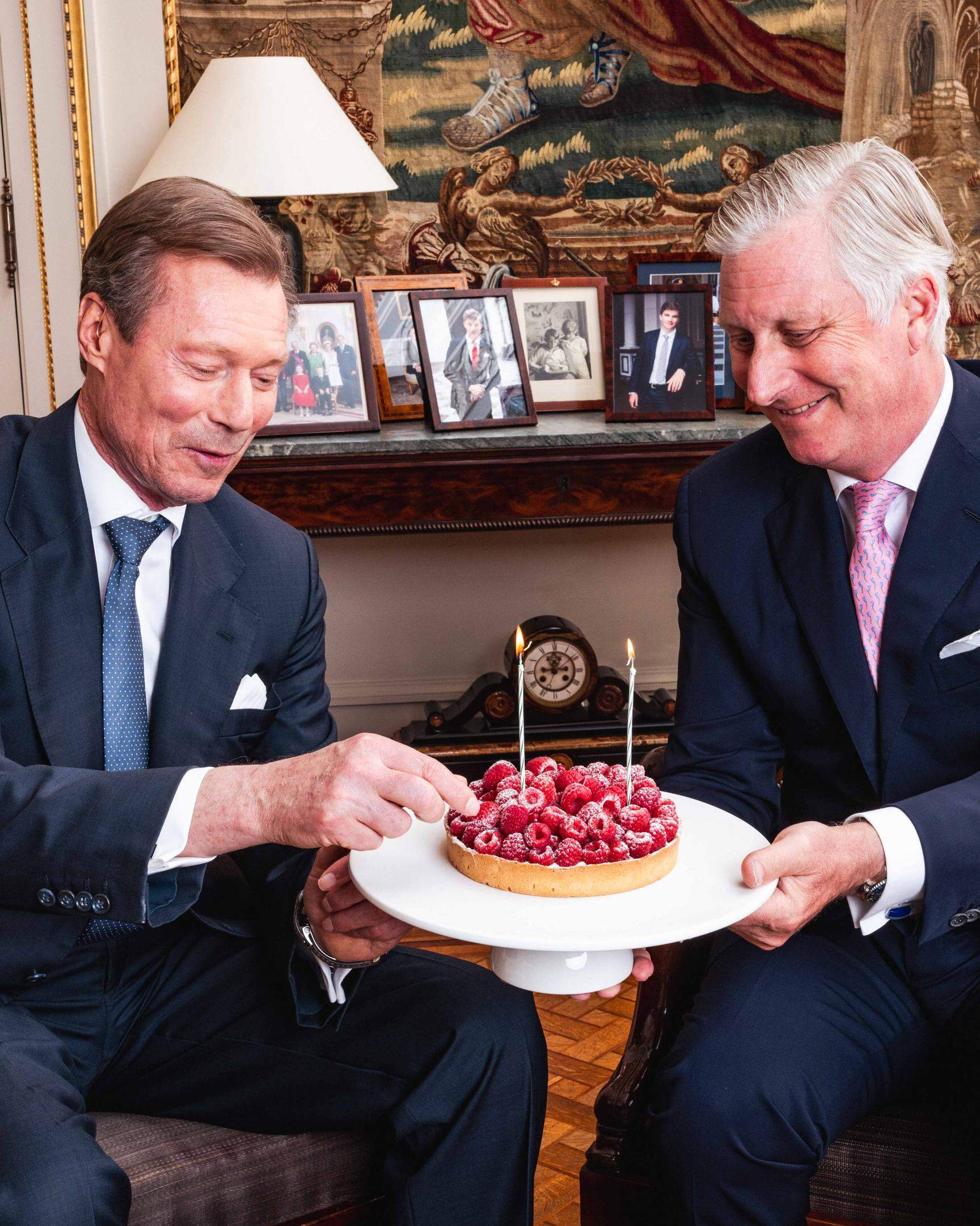 O Grão-Duque Henri e o Rei Philippe I celebram os seus aniversários quase no mesmo dia