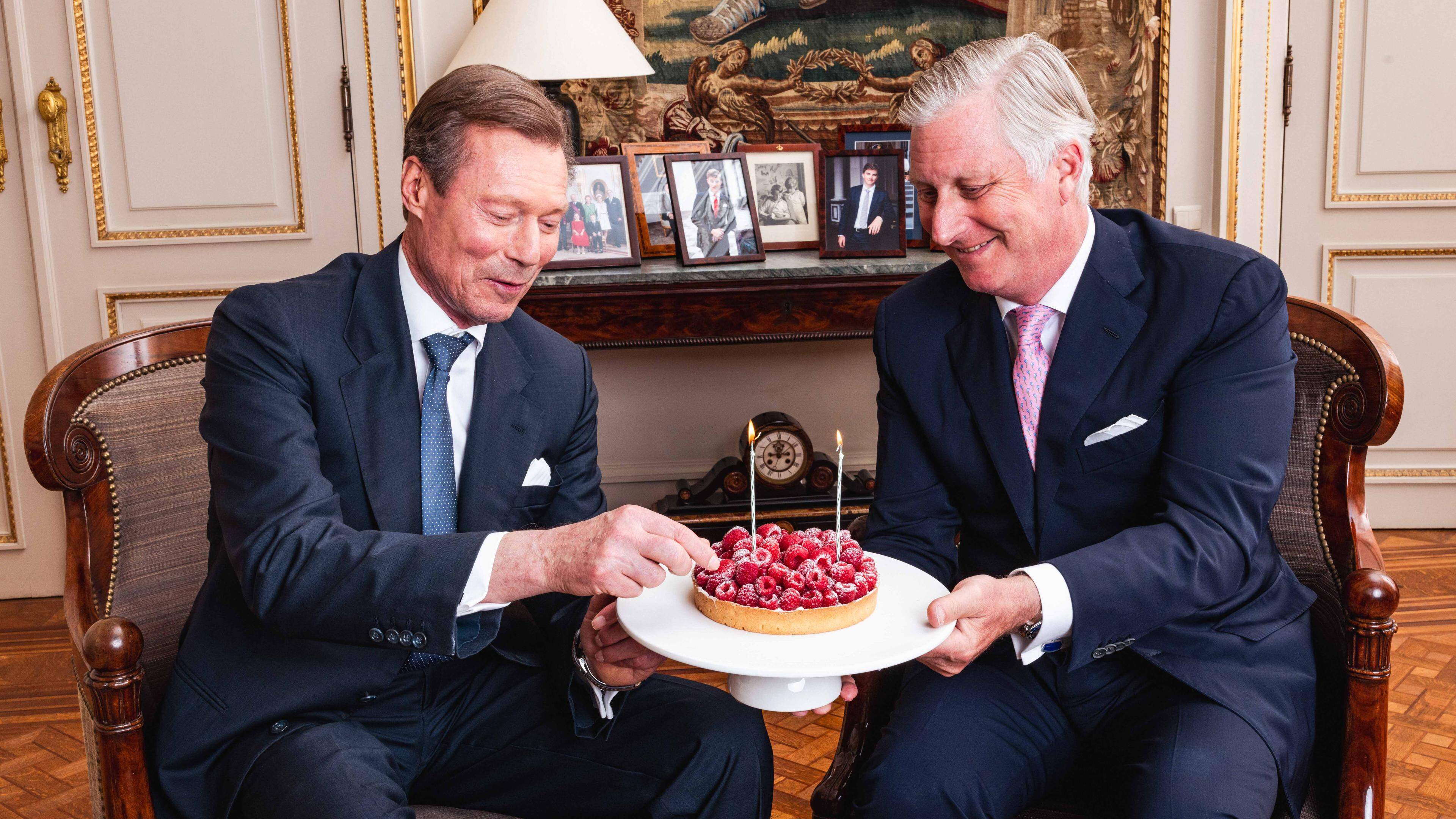O Grão-Duque Henri e o Rei Philippe I celebram os seus aniversários quase no mesmo dia