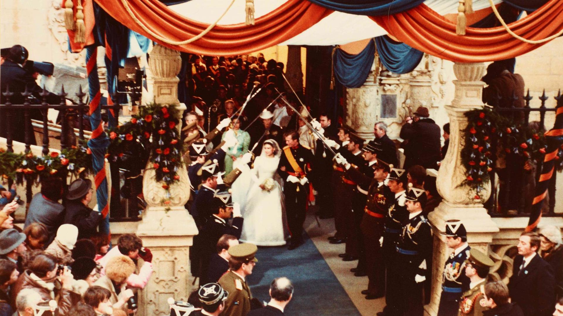 Casanento real no Luxemburgo de  S.A.R. Henri e Maria Teresa, em 14 de fevereiro de 1981