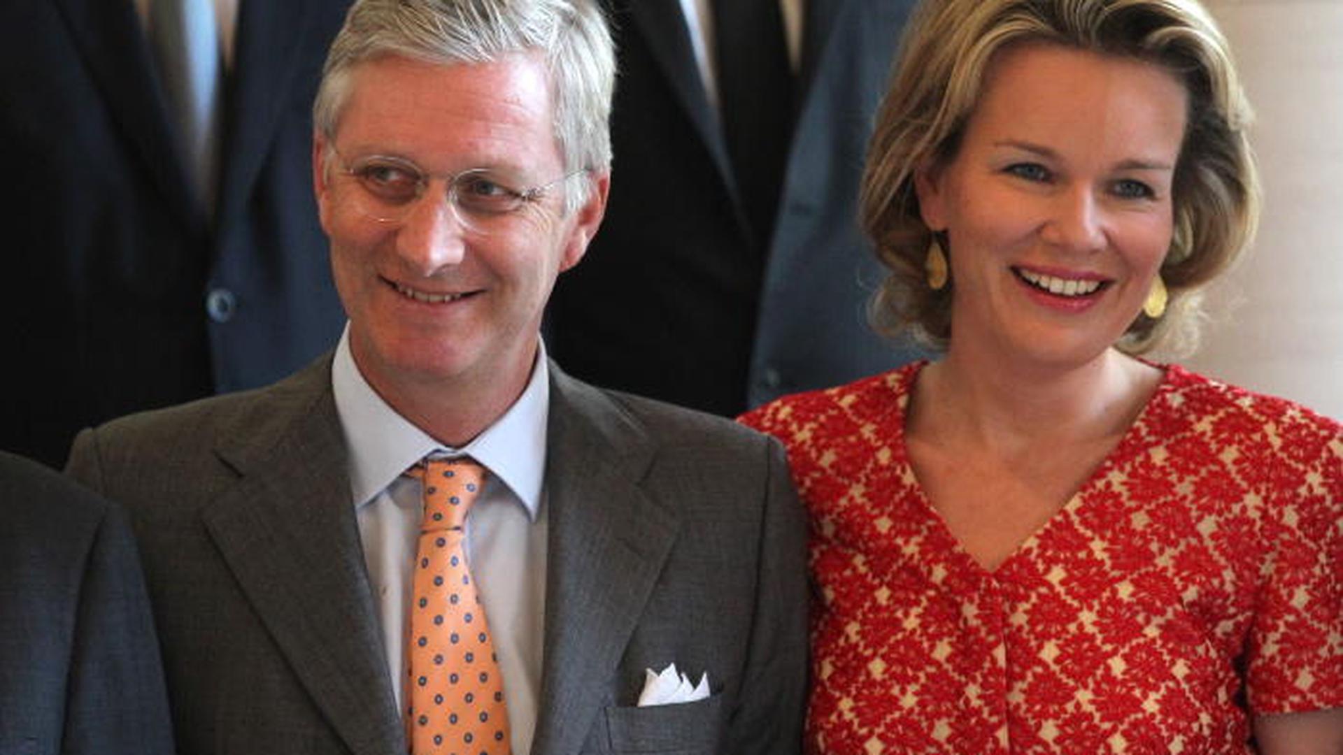 Os reis Philippe e Mathilde da Bélgica