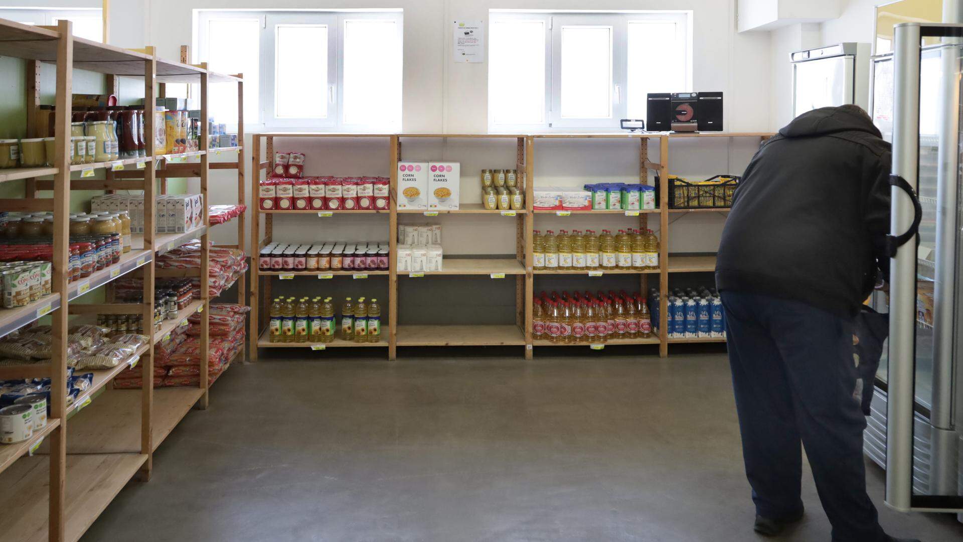 Na mercearia social da Caritas em Diekirch, os produtos são vendidos em média a um terço do preço de mercado.