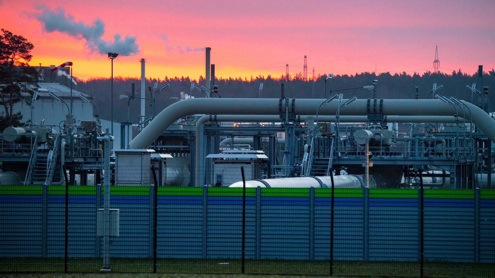 O "Nord Stream 2", o segundo gasoduto no Mar Báltico que vai fornecer gás natural à União Europeia. 