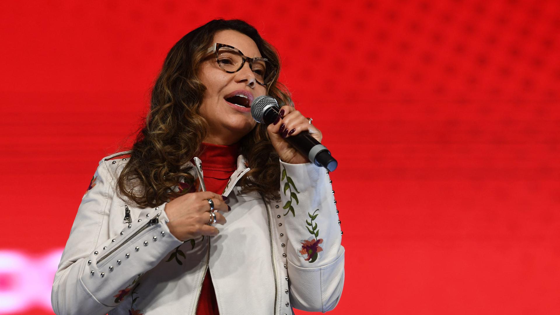 Rosângela da Silva esteve sempre ao lado do petista durante toda a campanha eleitoral.