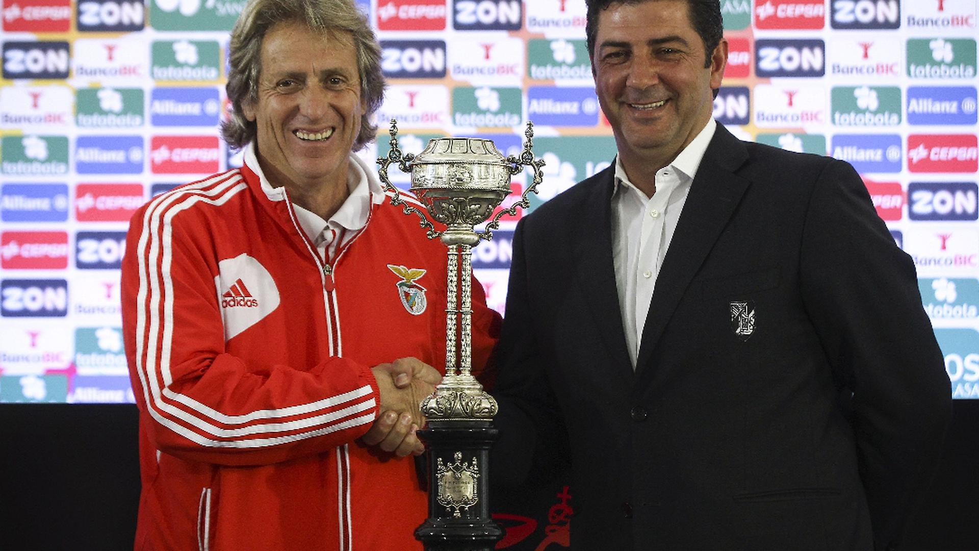 A taça de Portugal foi o último troféu que Jesus perdeu com o Benfica