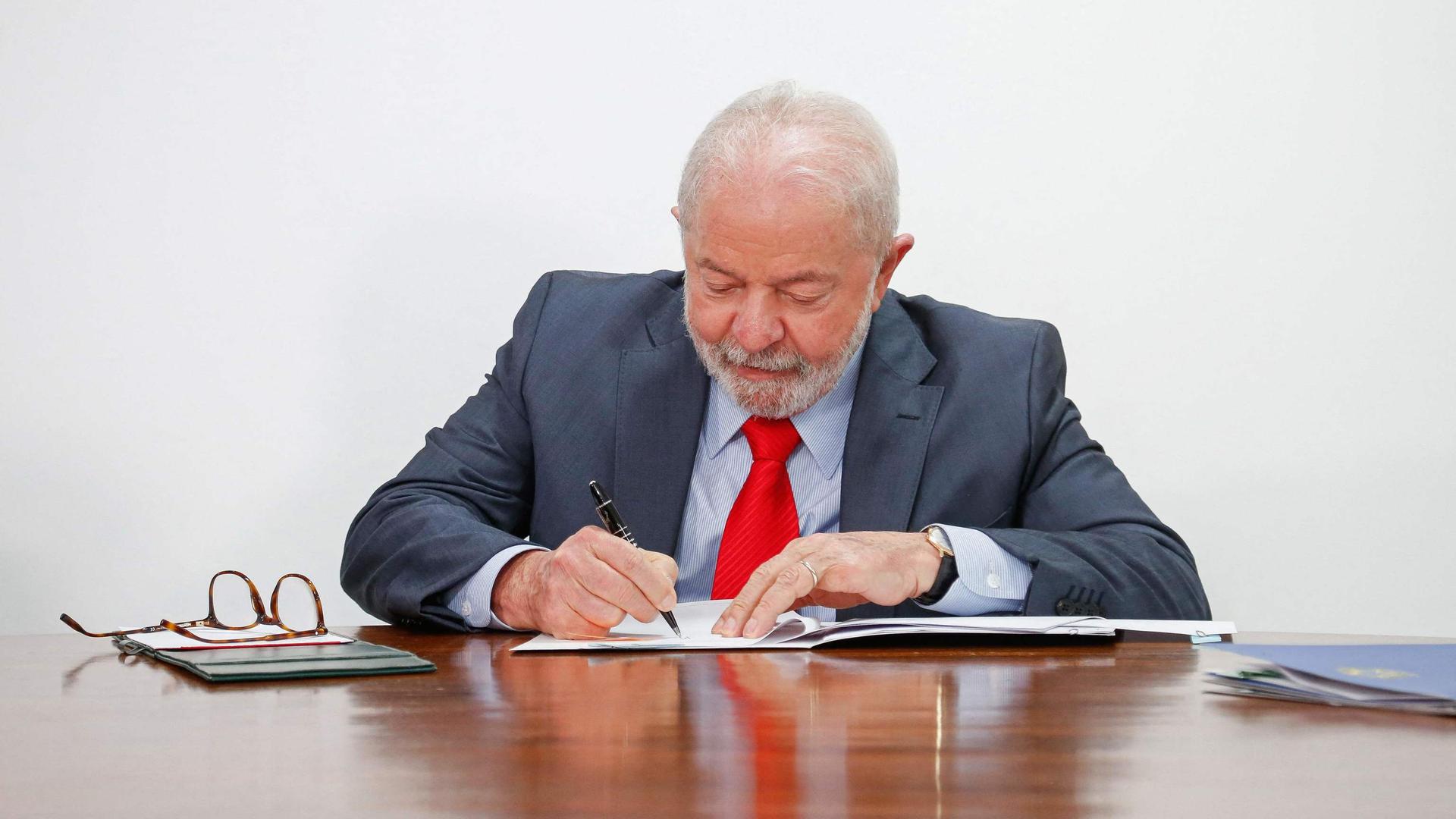 O Presidente do Brasil, Lula da Silva.