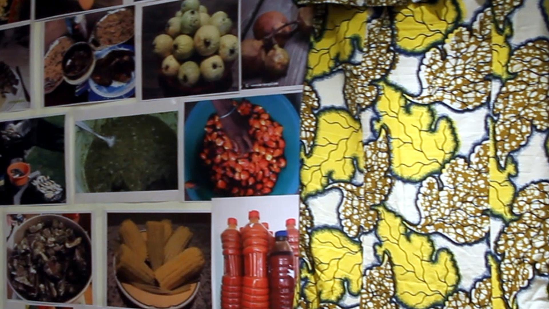 A exposição deu a conhecer a variedade da alimentação na Guiné-Bissau, os tecidos típicos...