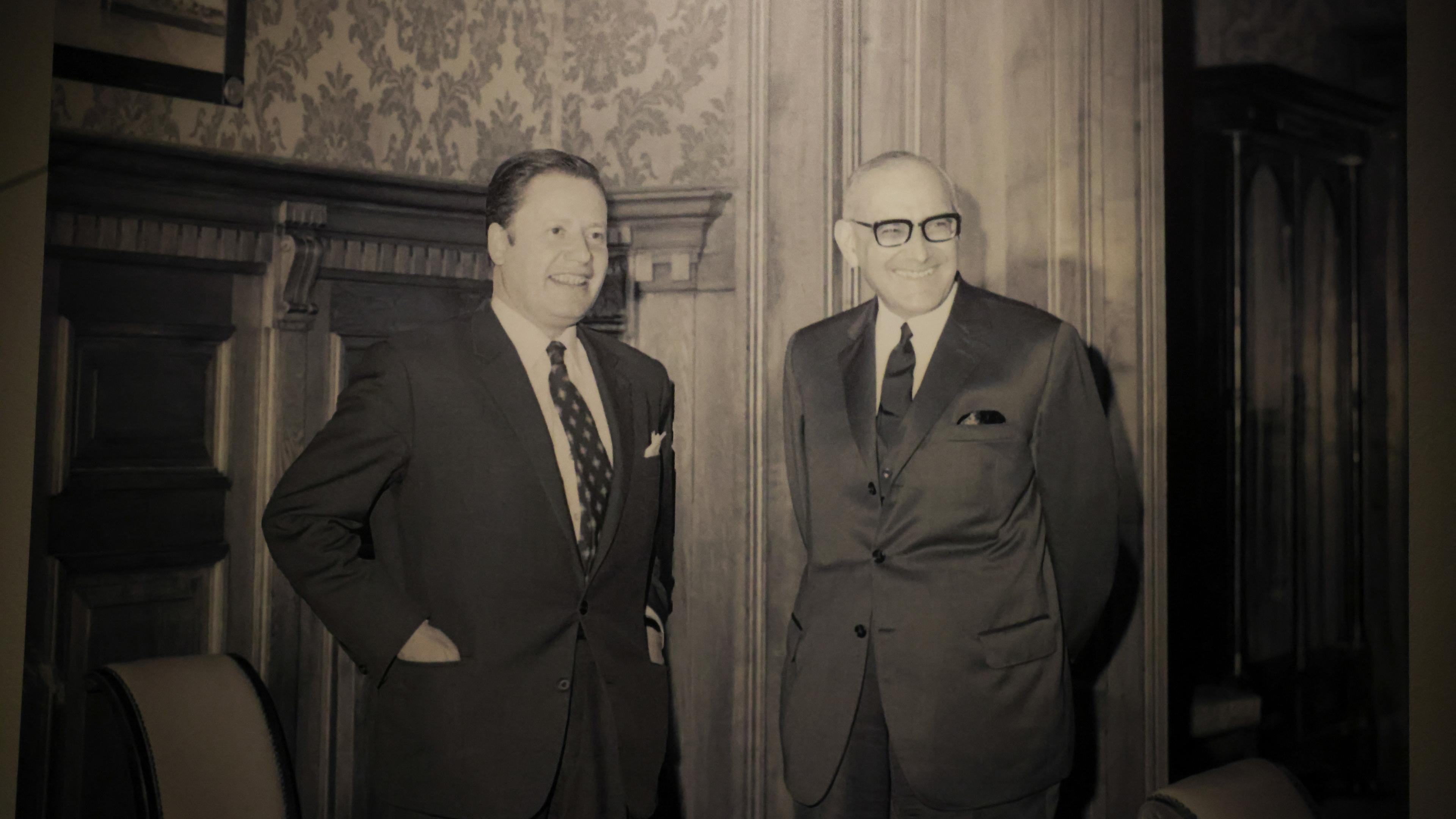 Gaston Thorn, primeiro-ministro luxemburguês reúne com Marcelo Caetano, presidente do Conselho em 1972.