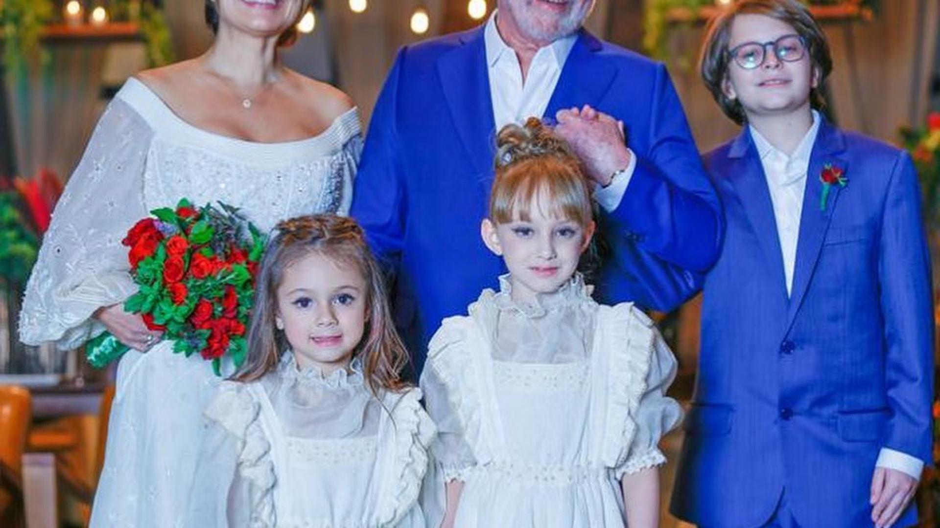 Casamento de Lula da Silva e Rosângela, em maio de 2022.