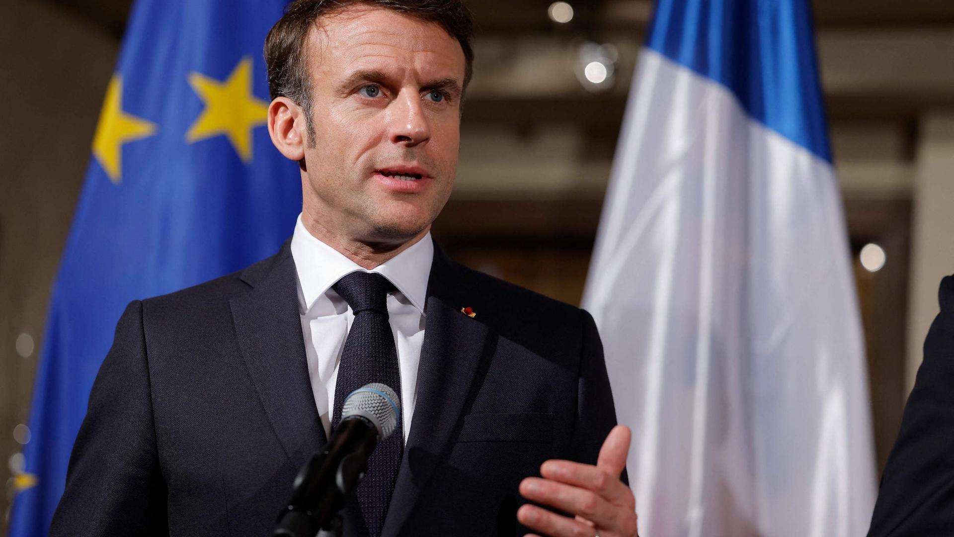 Presidente francês, Emmanuel Macron