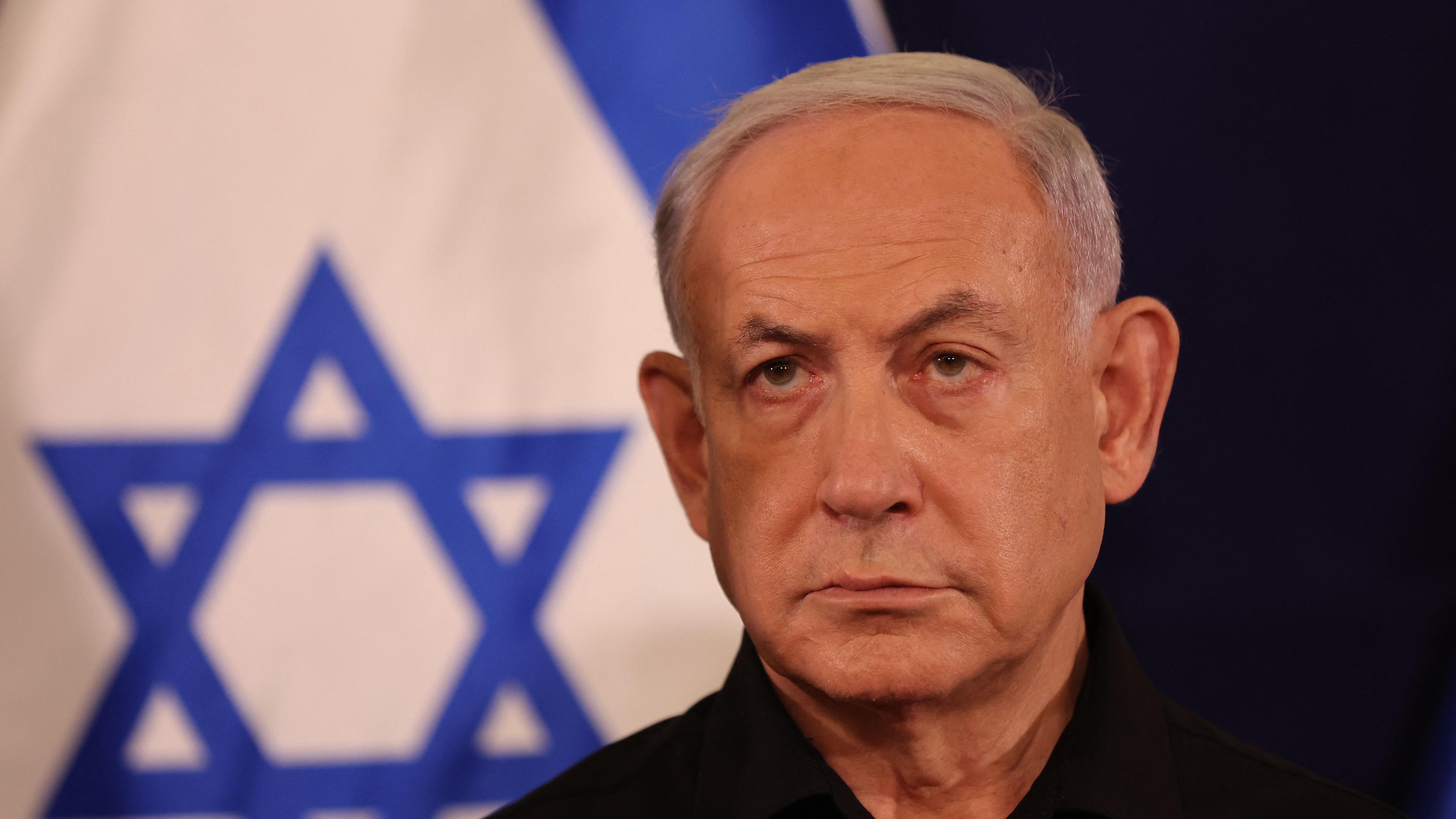 O Primeiro-Ministro israelita, Benjamin Netanyahu.
