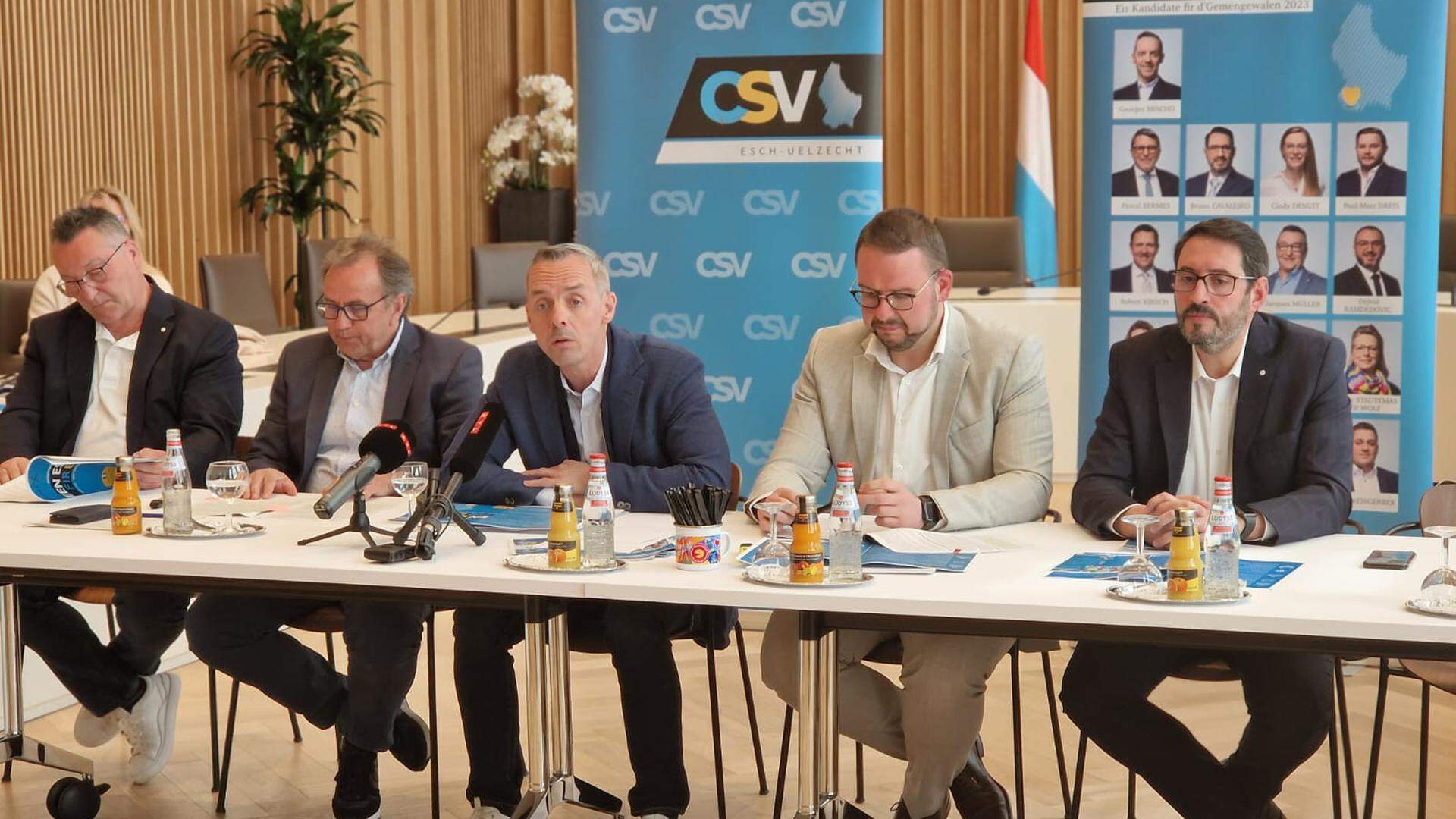 Candidatos do CSV a Esch-sur-Alzette apresentam programa eleitoral.