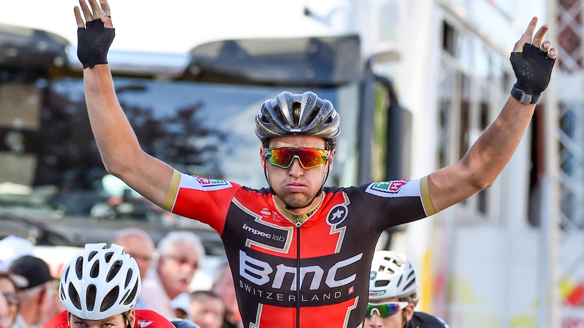 Greg Van Avermaet (B/BMC) sichert sich den Etappensieg - Skoda Tour de Luxembourg 2017 - 2. Etappe - Steinfort-Walferdingen - Foto: Serge Waldbillig