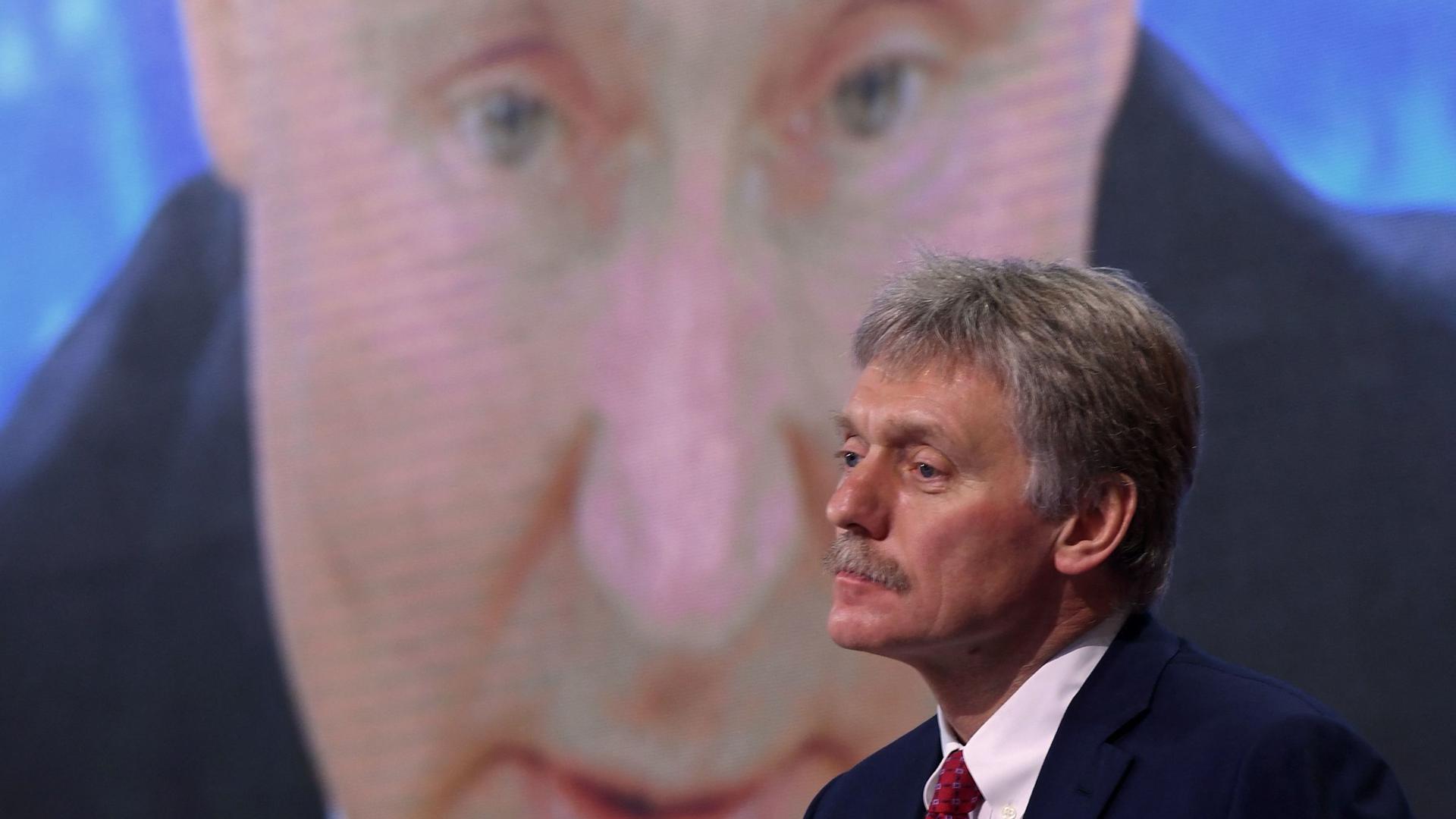 O porta-voz do Kremlin, Dmitry Peskov.