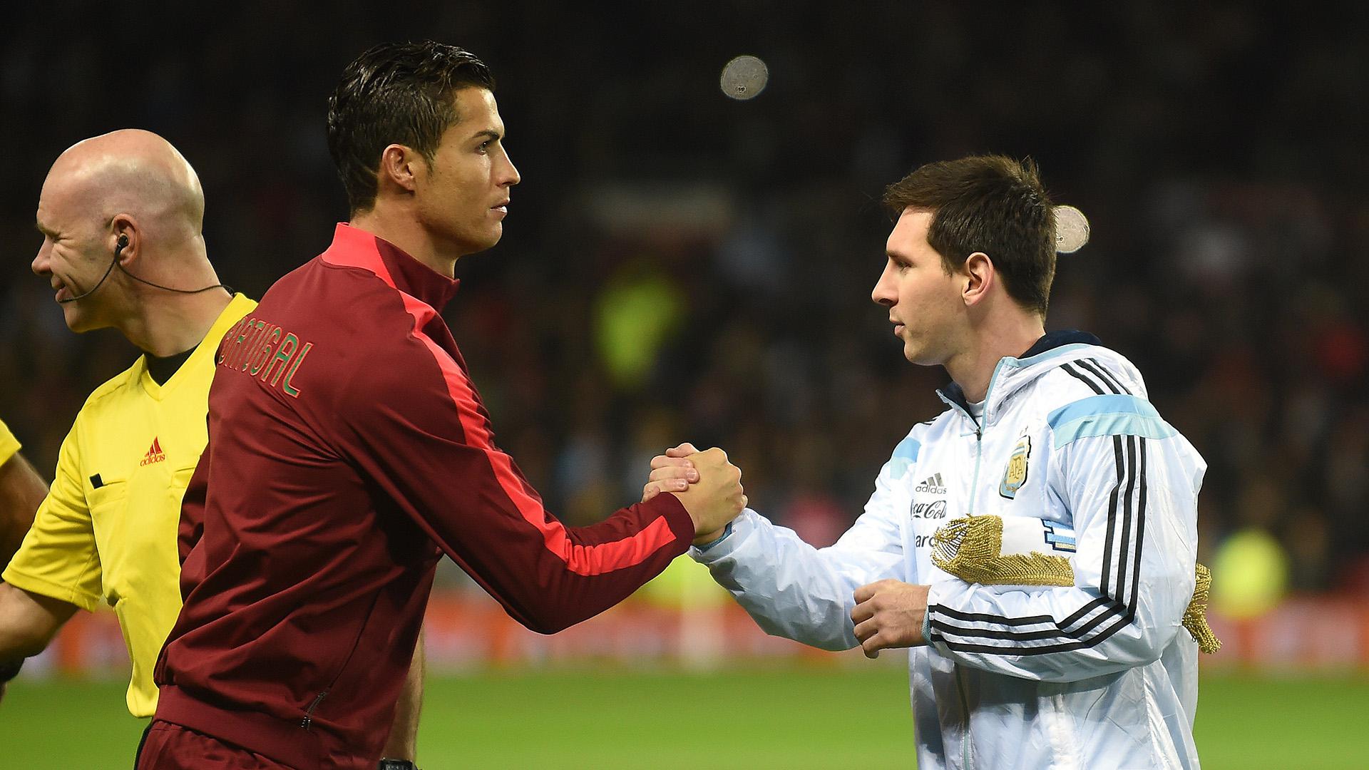 Cristiano Ronaldo e Leonel Messi.