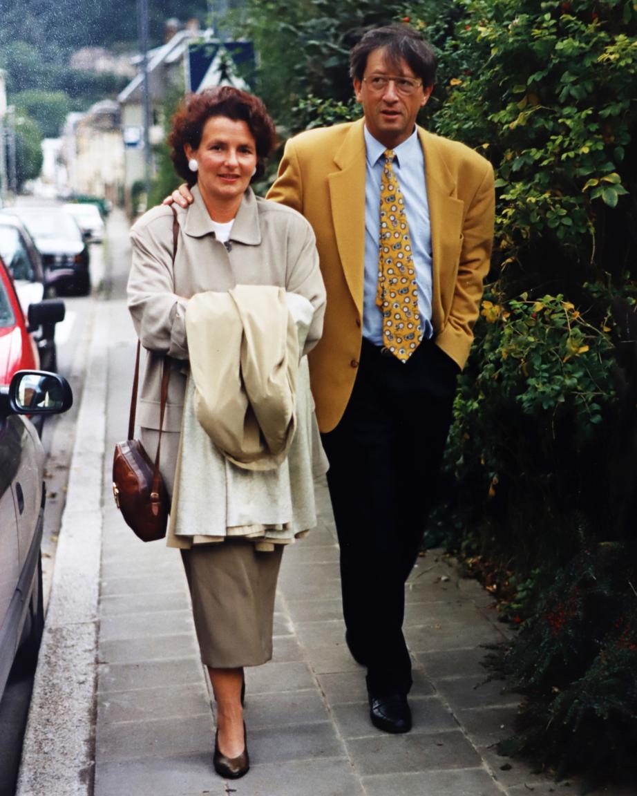 A fotografia que Manuel Dias fez de Jean Claude Juncker e da mulher e que mais tarde foi oferecer ao então primeiro-ministro