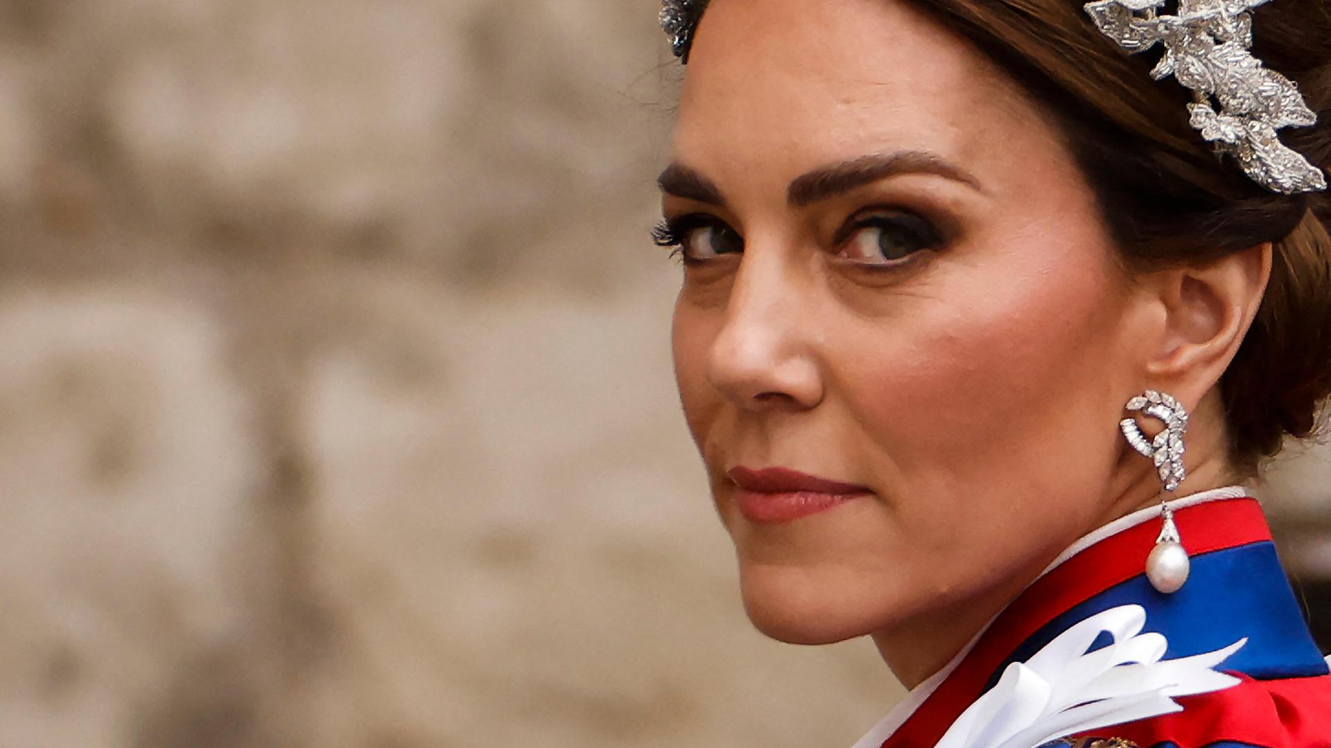 A princesa de Gales, Catarina, mulher do príncipe William.