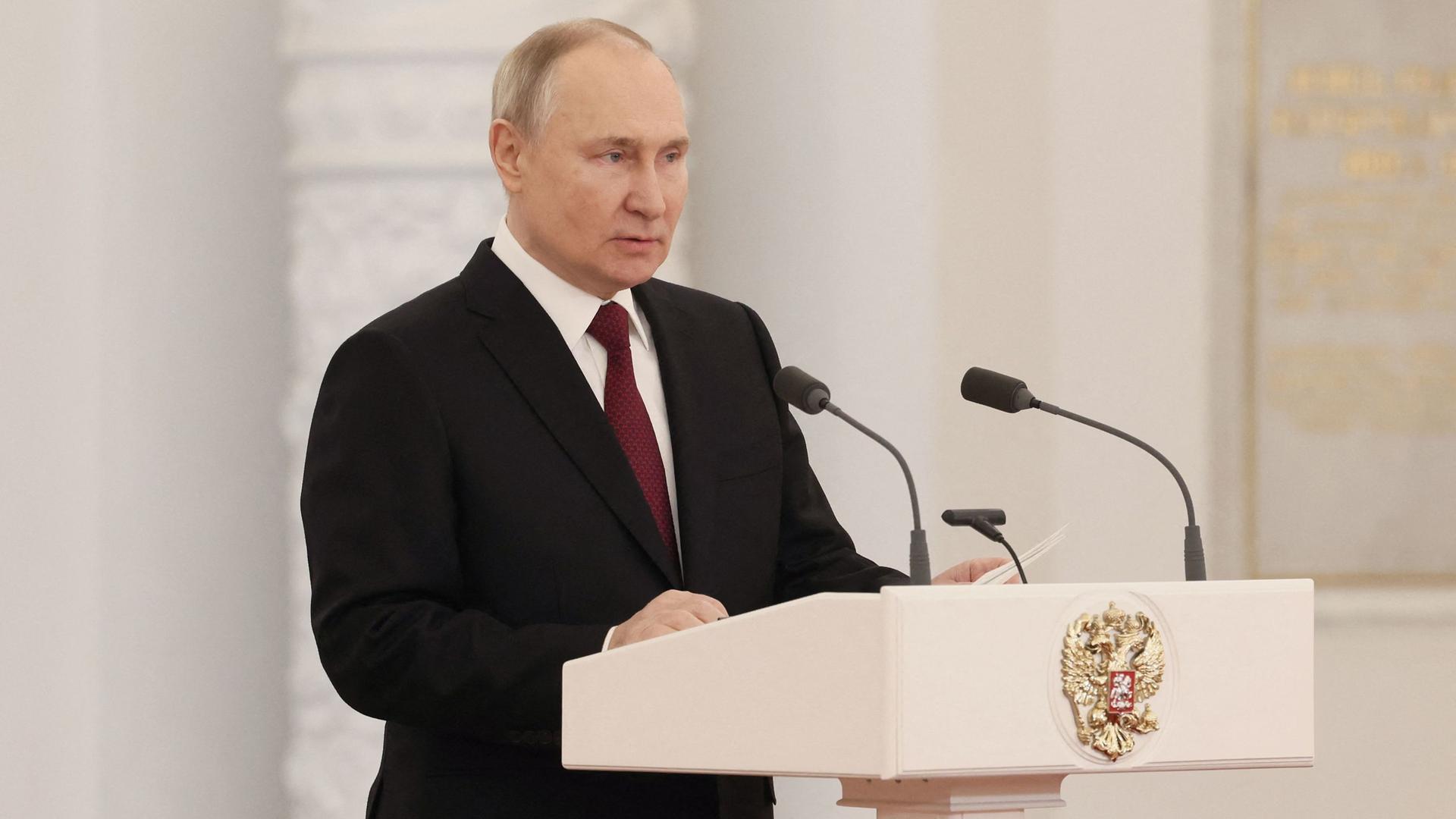 O Presidente russo, Vladimir Putin.