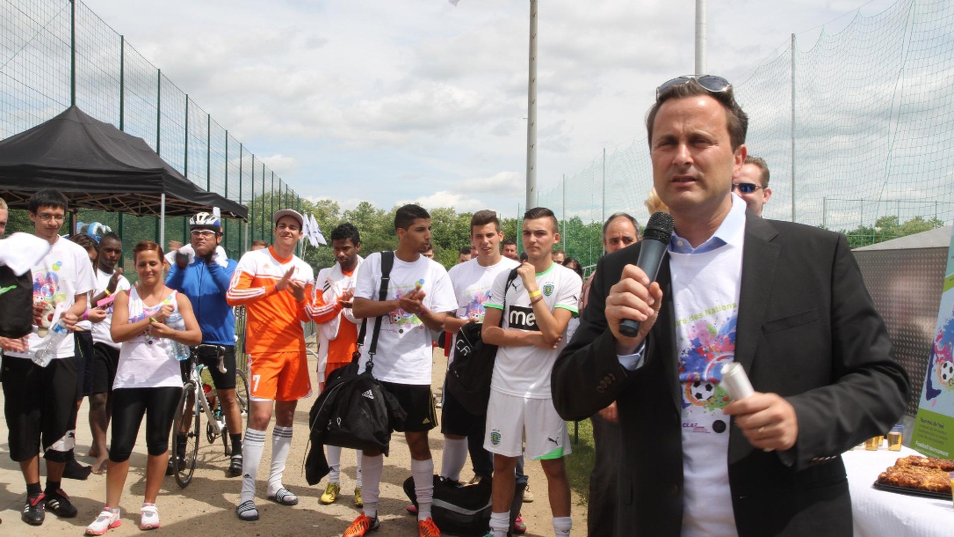 O burgomestre da cidade do Luxemburgo, Xavier Bettel, esteve presente na abertura do torneio