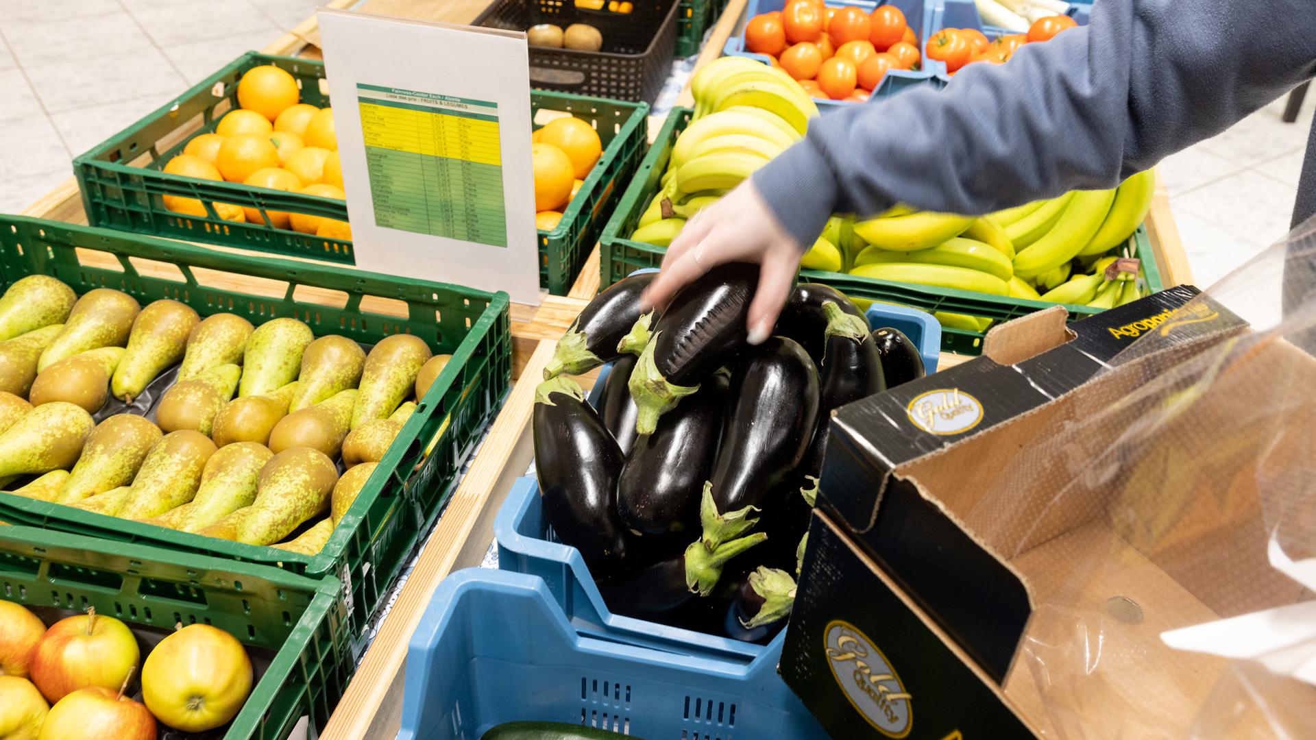 As mercearias sociais vendem bens alimentares a preços baixos.