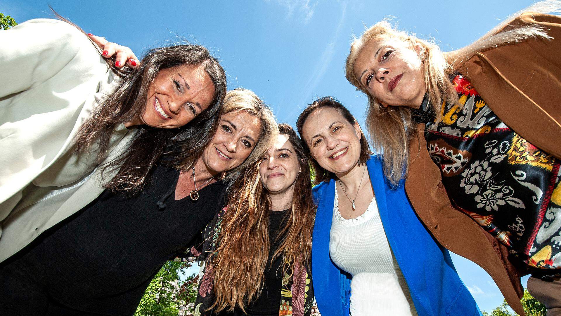 Paula Montenero da Cruz, Sophie Raoul-Pinheiro, Cristina Ribeiro, Cristina Rodrigues e Maria Hipólito (da esquerda para a direita). 