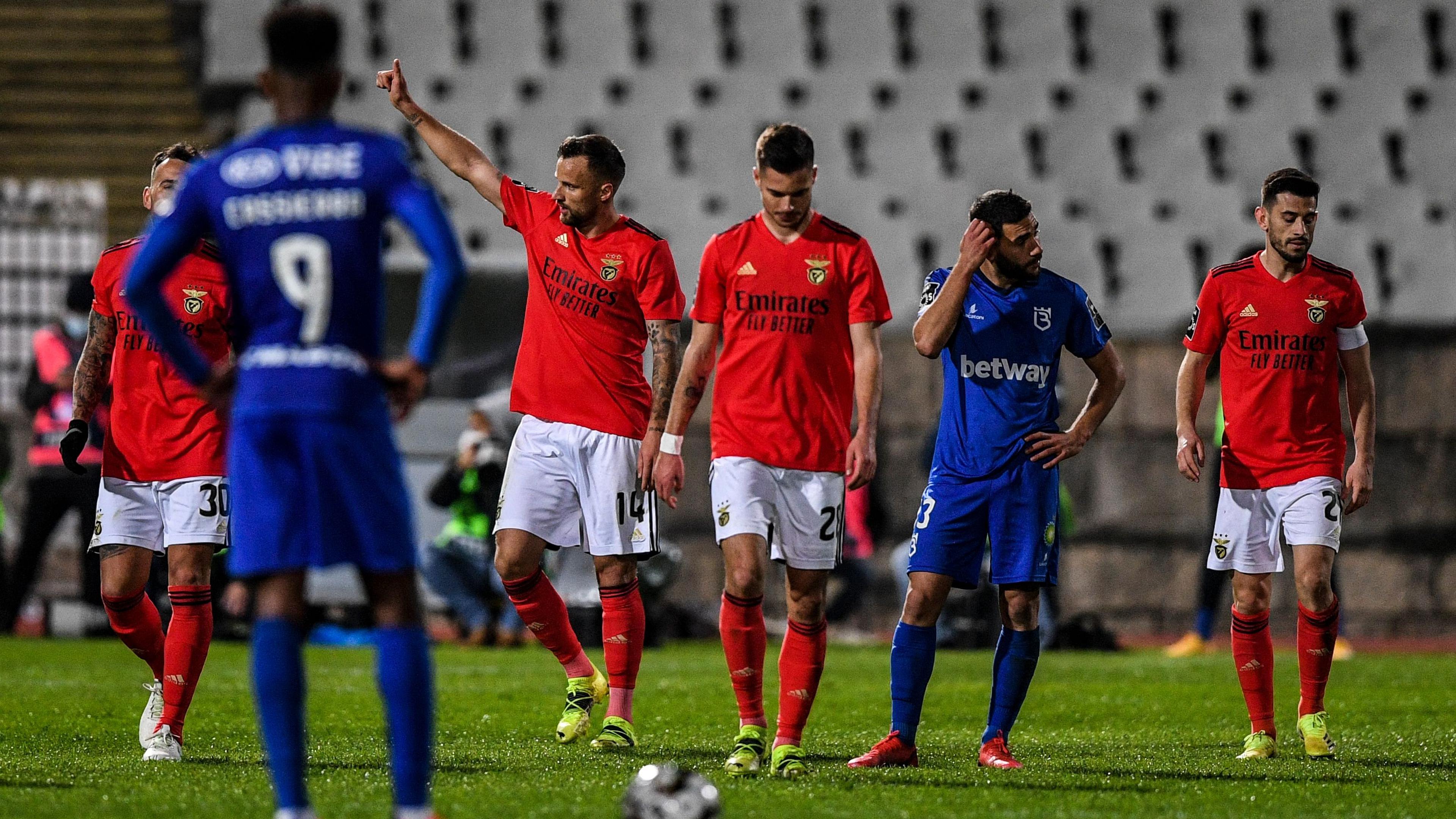 Jogos de Benfica e Sporting de Braga da segunda jornada invertidos